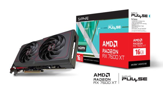 Видеокарта SAPPHIRE Radeon RX 7600 XT 16GB GDDR6 PULSE GAMING OC 11339-04-20G | Зображення 8