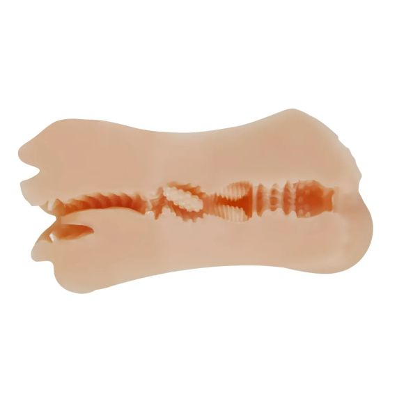 Мастурбатор з двома входами Crazy Bull Zoey Soft Skin рот і вагіна, 17 х 8.2 см sexstyle | Зображення 7