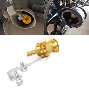 Автомобільний турбо звуковий свисток на вихлопну трубу Turbo Sound Big Золото