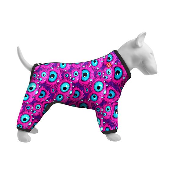 Вітровка для собак WAUDOG Clothes, малюнок "Око монстра", S30, В 57-59 см, С 44-46 см | Зображення 2