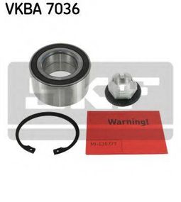 Підшипник маточини CITROEN C4, OPEL GRANDLAND, PEUGEOT 5008 II 13- перед. міст з ABS (Вир-во SKF) SKF VKBA7036 на CITROËN C4 Grand Picasso II