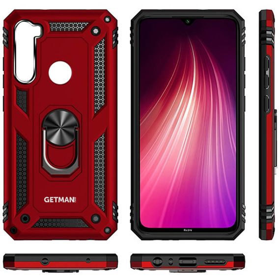 Протиударний чохол GETMAN (Ударостійкий) для Samsung Galaxy A21 Red | Зображення 1