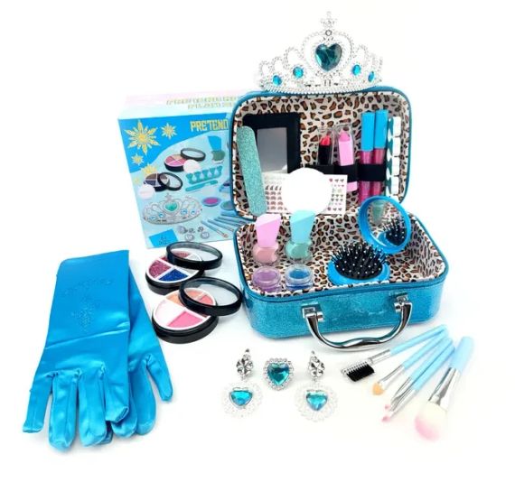 Набор детской косметики в чемоданчике / Холодное сердце для макияжа и маникюра с украшениями | Зображення 1
