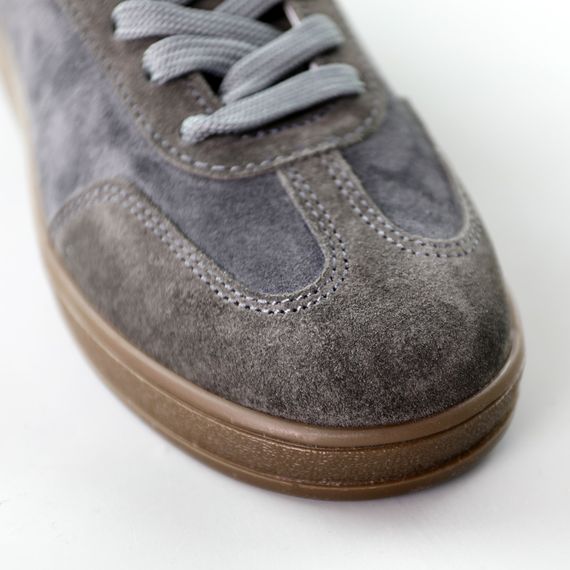 Кеди жіночі замшеві 591502 Сірі 36 37 38 39 40 41 | Зображення 3