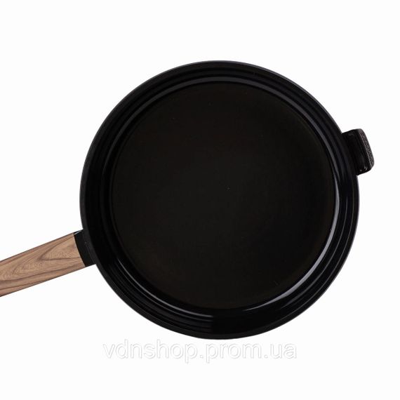 Алюминиевая сковорода 2.5 л с керамическим антипригарным покрытием Ø 26 см черная MGC HP-4-458B | Зображення 1