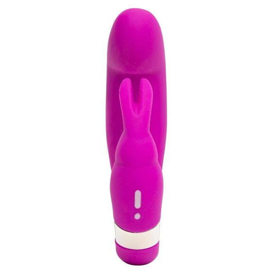 Подвійний вібратор Happy Rabbit G-Spot Clitoral Curve Vibrator Sex Aura | Зображення 1