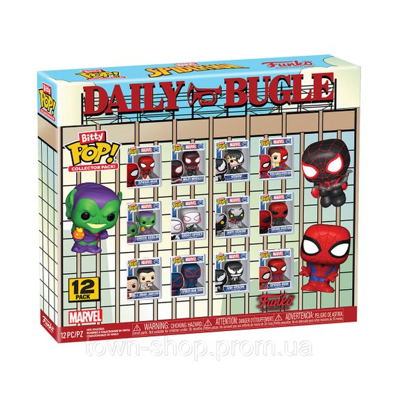 Набор игровых фигурок Bitty POP! серии Человек-паук (12 фигурок в асс.)
