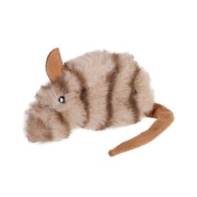 Іграшка для котів Мишка з котячої м'ятою GiGwi Catnip штучне хутро котяча м'ята 10 см