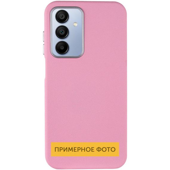 Шкіряний чохол Leather Case Metal Buttons для Xiaomi Redmi A3 Light Pink | Зображення 1