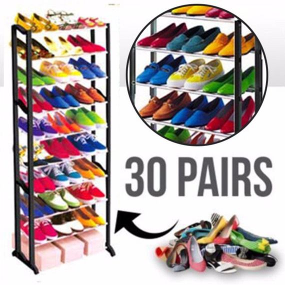 Полка для обуви на 30 пар Amazing Shoe Rack | Зображення 3