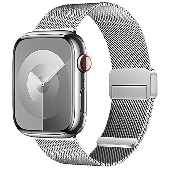 Ремінець Hoco WA26 Milanese Loop Strap для Apple watch 44/45/46/49mm Silver