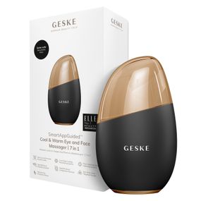 Масажер для обличчя GESKE Cool&Warm Eye and Face Massager 7в1 starlight, Сірий