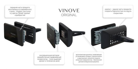 Ароматизатор для автомобіля Сільверстоун VINOVE ORIGINAL | Зображення 4