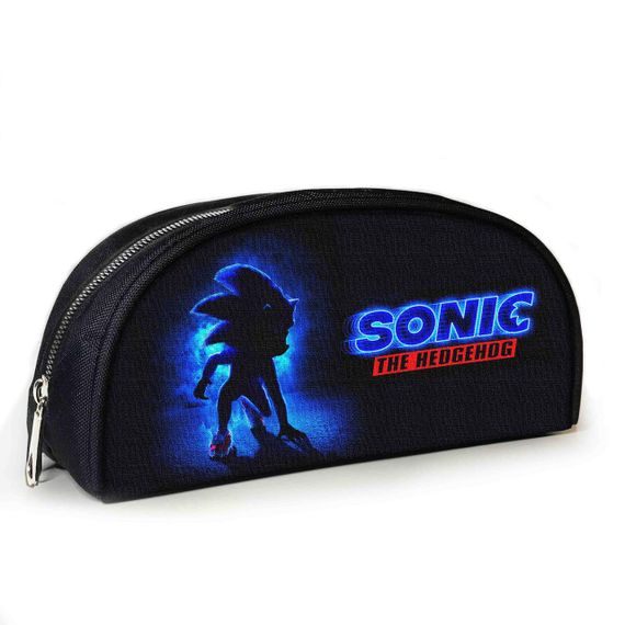 Пенал школьный с принтом Супер Соник 23х10х8 см детский для девочки,мальчика (3915)