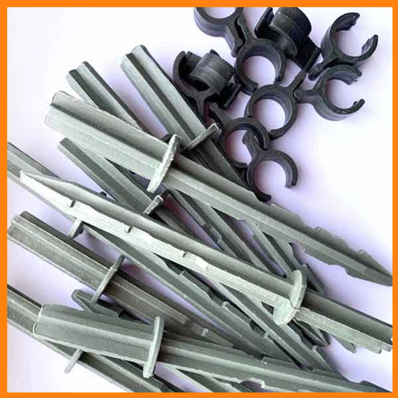 Комплект (кілочки 20 + кліпси 20) для парника-теплиці | Зображення 4