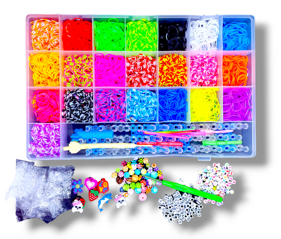 Набір гумок для плетіння браслетів Rainbow Loom, 5000 шт | Зображення 9