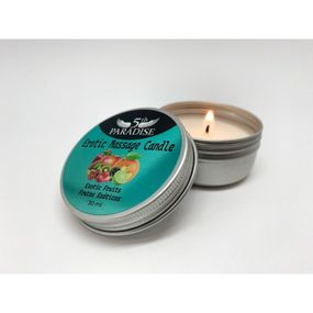 Масажна свічка 5th Paradise Erotic Massage Candle Exotic Fruits, екзотичні фрукти, 30 мл