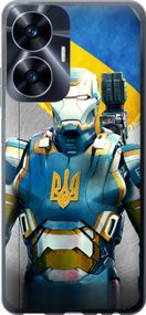 Чехол на Realme C55 Украинский киборг "980u-2992-17620"
