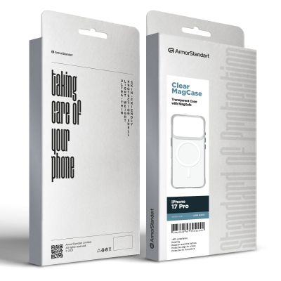 Чехол для мобильного телефона Armorstandart Clear MagCase Apple iPhone 17 Pro Transparent (ARM86252) | Зображення 4