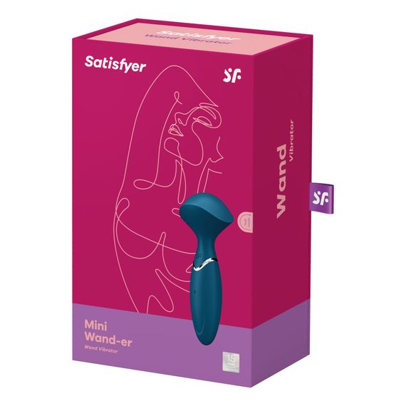 Вибромассажер Satisfyer Mini Wand-er Blue | Зображення 6