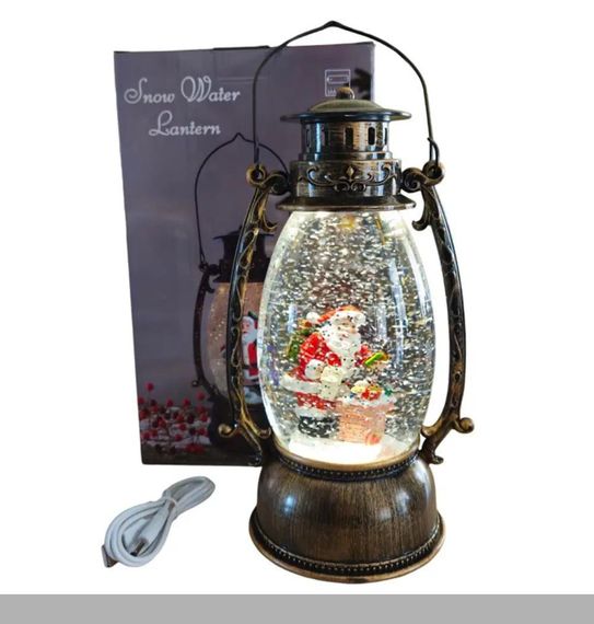 Новорічний нічник вінтажний ліхтар XMAS WDL-24028A (47692-10091_818)