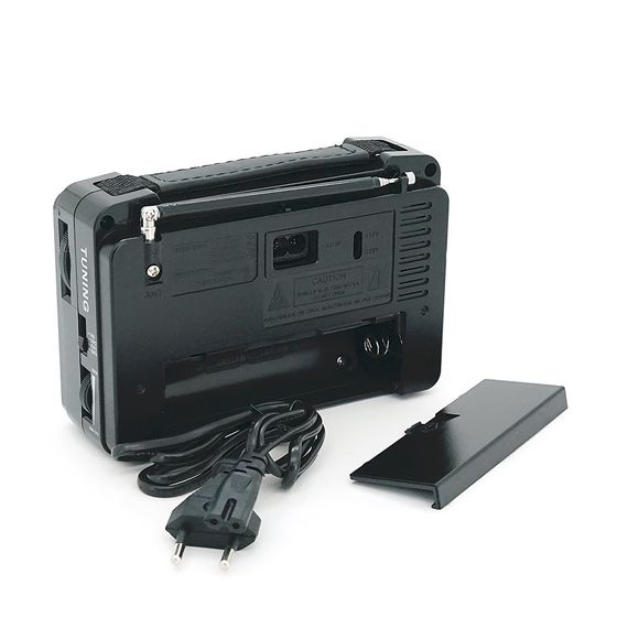 Радиоприемник GOLON RX-A06AC, LED, 2x3W, FM радио, корпус пластмасс, Black, BOX | Зображення 2
