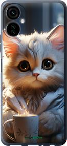 Чохол на Tecno Camon 19 Neo CH6i Білий кіт "5646u-2753-2448"