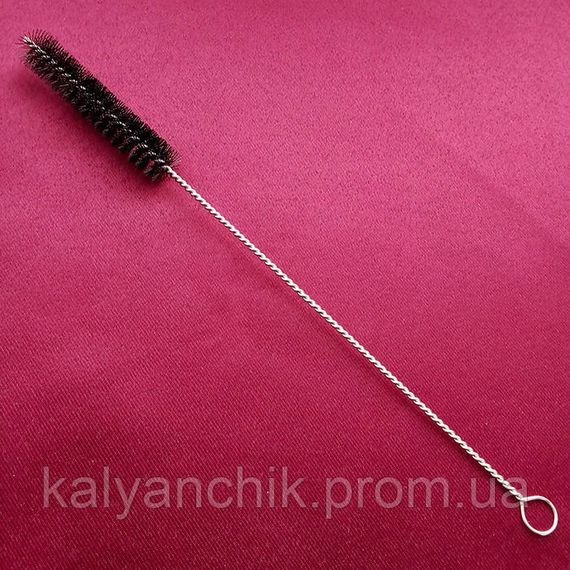 Ерш для чистки стеклянной трубки Bristles Power черный D - 1 см.