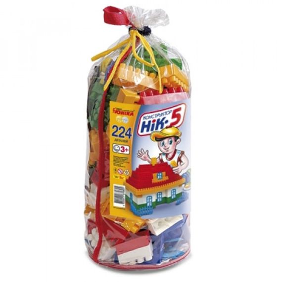 Конструктор Юніка НІК-5 UN-0804 224 деталі