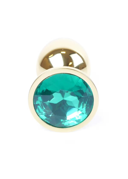 Анальна пробка BOSS SERIES B-Series HeavyFun Jewellery Gold Plug, золота, 27 мм Sex Aura | Зображення 3