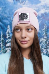 Шапка «Panther» (5147-4) светлая пудра