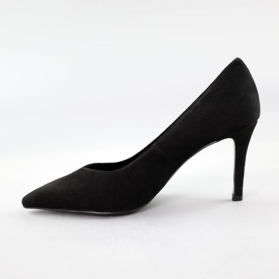 Туфлі човники жіночі 591616 Чорні 35 36 37 38 39 | Зображення 5