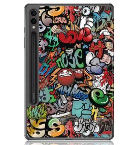 Чехол Primolux Slim для планшета Samsung Galaxy Tab S9 Plus (SM-X810 / SM-X816) 12.4" - Graffiti