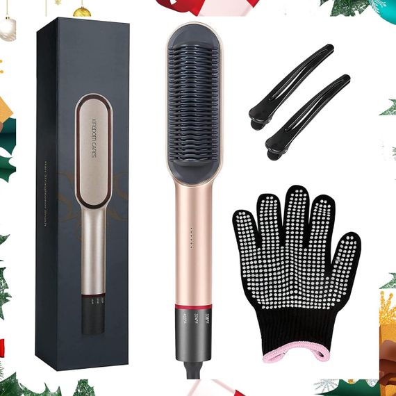 Щітка-випрямляч для волосся K-Skin — керамічний електрощітка-утюжок для густого та хвилястого волосся | Зображення 2
