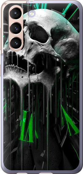 Чехол на Samsung Galaxy S21 Череп-часы "4100u-2114-17620"