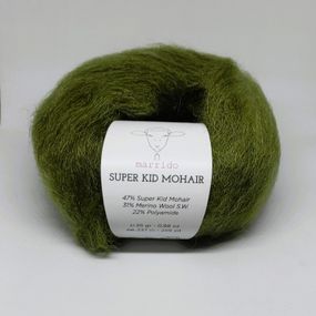 Super Kid Mohair № 02 (Marrido-Gazzal) Турецька пряжа для в'язання нитки кід мохер 64402
