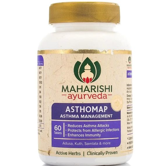 Комплекс для профілактики дихальної системи Maharishi Ayurveda Asthomap 60 Tabs