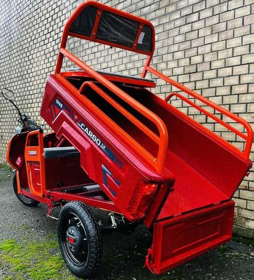 Электротрицикл Crosser CARGO 12 1000–1500W 60V 32Ah, самосвал, грузовой электроскутер до 300 кг | Зображення 6