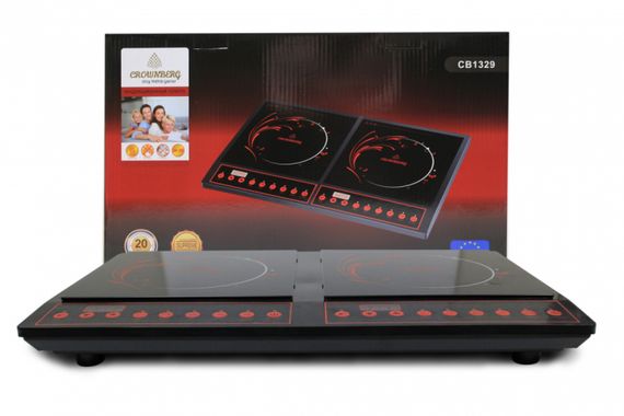 Двоконфоркова електрична плита з таймером XPRO CB-1329 (Cb-1329_2164) | Зображення 1