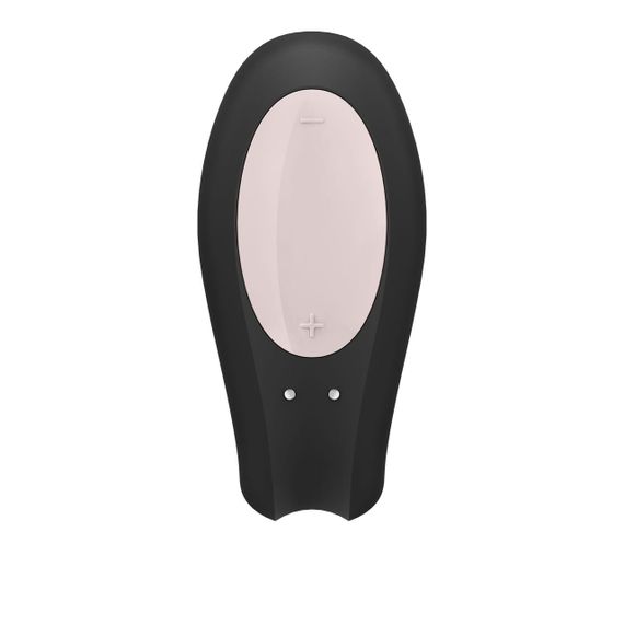 Смартвібратор для пар Satisfyer Double Joy Black із широким кліторальним стимулятором | Зображення 2