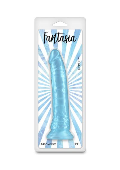 Фалоімітатор реалістичний NS Novelties Fantasia на присосці, блакитний, 20.5 см Sex Aura | Зображення 3