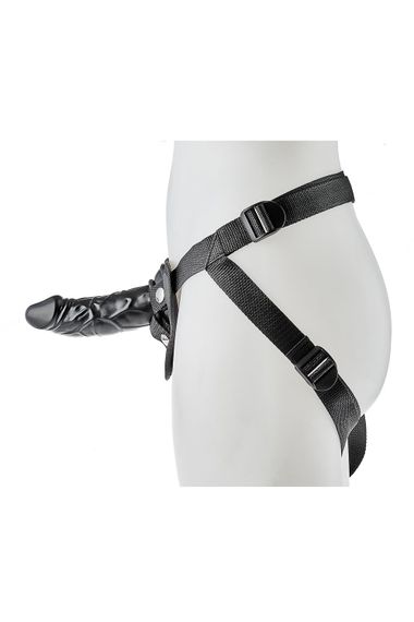 Страпон жіночий BLAZE HARNESS WITH DILDO, Черный | Зображення 2