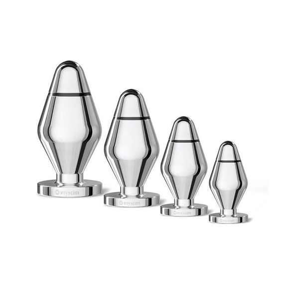 Металева анальна пробка Mystim Big John для електростимулятора, діаметр 6,5 см Sex Aura | Зображення 7