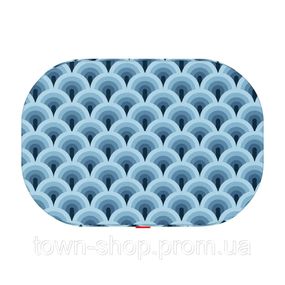 Лежанка для собак WAUDOG Relax, рисунок "Волны", со сменным чехлом, S, Ш 55см, Дл 40см