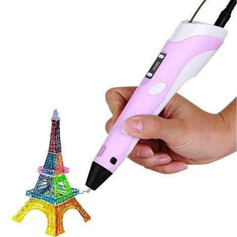 Детская 3d ручка для рисования 3D ручка Smart 3D Pen 2 розовая | DJ-178 Триде ручка | Зображення 4