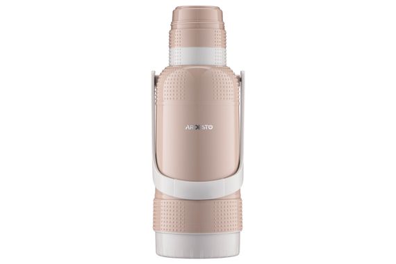 Термос ARDESTO  Gemini Gourmet 3200 мл, пластик, скляна колба, коричневий (AR2632BRG) | Зображення 3