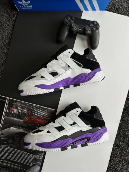 Чоловічі кросівки A-dida-s Niteball  White Violet M , В'єтнам 43 27.5 | Зображення 4