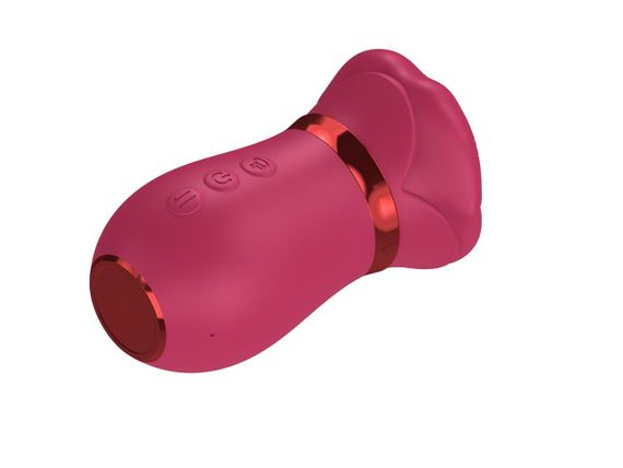 Вакуумний стимулятор з язичком - Air Tongue 360 Vibe Pink Sex Aura | Зображення 9