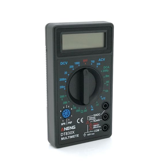 Мультиметр ANENG AN-DT830X, вимірювання: V, A, R, C, функція hFE | Зображення 1