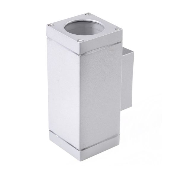 Светильник уличный фасадный AL-16 2x50W GU10 SILVER | Зображення 4